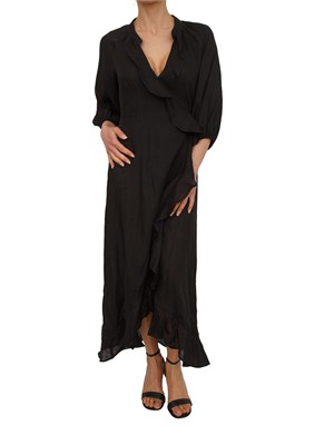 Abito Gioco Marella in puro lino nero in DONNA