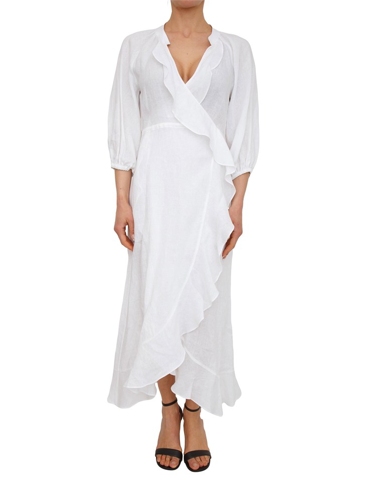 Abito Gioco Marella in puro lino bianco