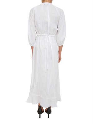 Abito Gioco Marella in puro lino bianco in DONNA
