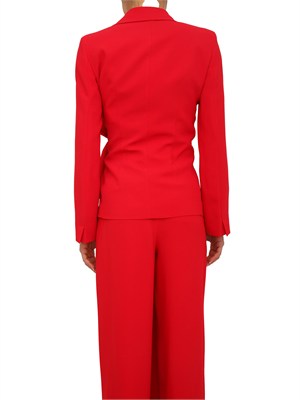 Giacca Meandro Marella in crêpe envers satin rosso in DONNA