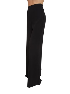 Pantaloni Campo Marella in crêpe envers satin nero in DONNA