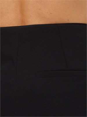 Pantaloni Campo Marella in crêpe envers satin nero in DONNA
