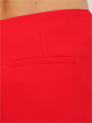 Pantaloni Campo Marella in crêpe envers satin rosso in DONNA