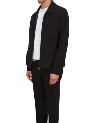 Camicia overshirt uomo Antony Morato in misto viscosa nero in UOMO