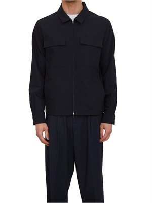 Camicia overshirt uomo Antony Morato in misto viscosa blu in UOMO