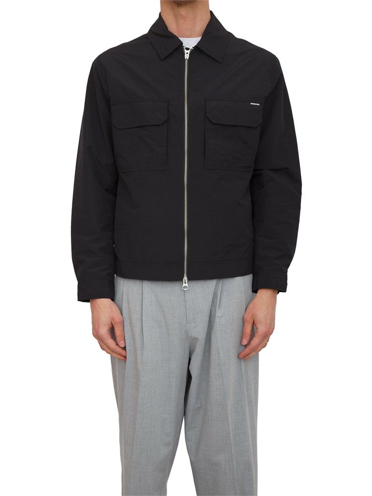 Giubbotto uomo Antony Morato in tessuto tecnico nero