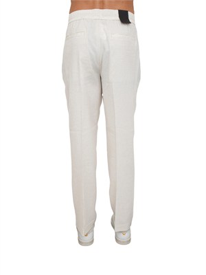 Pantaloni uomo Antony Morato in misto viscosa e lino beige in UOMO
