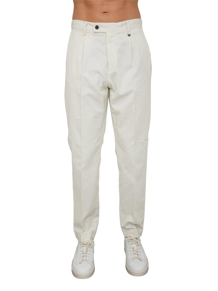 Pantaloni uomo Antony Morato in misto lino e cotone burro