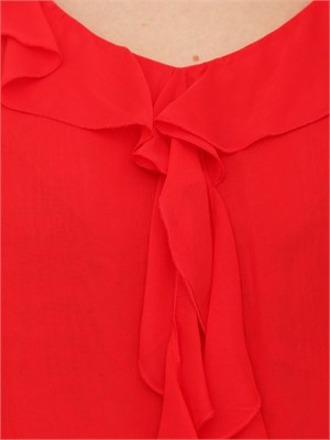 Top Blugirl in georgette di viscosa animalier in DONNA