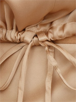 Blusa Blugirl in raso di viscosa cammello in DONNA