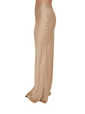 Gonna lunga Blugirl in raso di viscosa cammello in DONNA