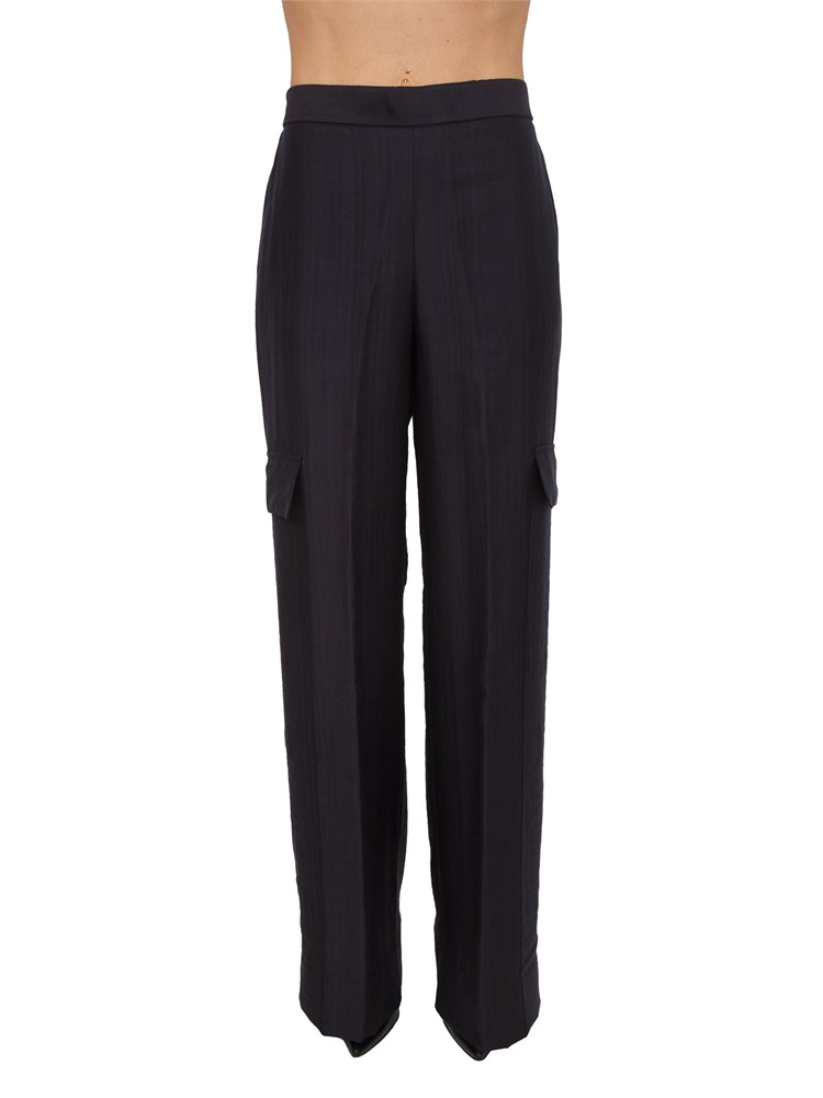 Pantaloni Blugirl in lyocell blu