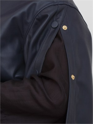 Giacca pelle blu Blugirl in DONNA