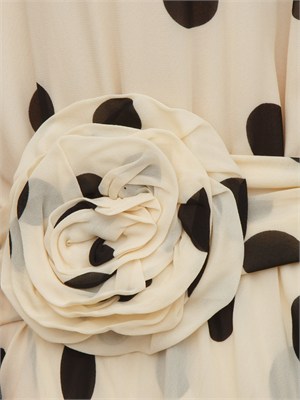 Abito Fiero Marella in georgette di viscosa a pois in DONNA