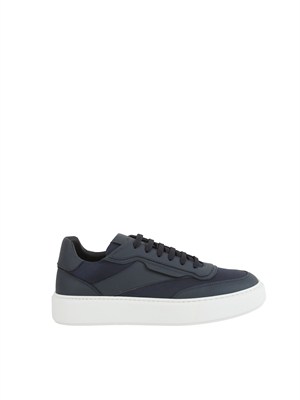 Sneaker Antony Morato in pelle e nylon blu in UOMO