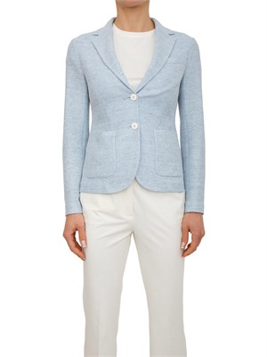 Giacca donna Circolo 1901 in lino e cotone celeste in DONNA