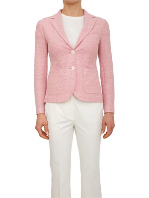 Giacca donna Circolo 1901 in lino e cotone rosa in DONNA