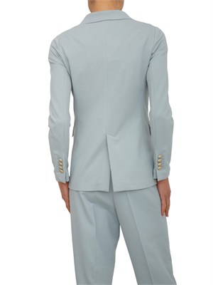 Giacca doppiopetto donna Circolo 1901 in oxfort celeste in DONNA