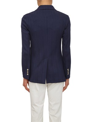 Giacca doppiopetto donna Circolo 1901 in cotone blu in DONNA