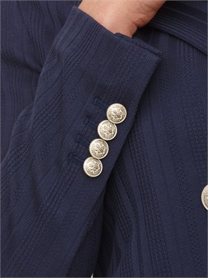 Giacca doppiopetto donna Circolo 1901 in cotone blu in DONNA