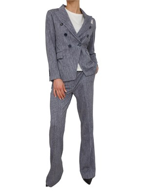 Giacca doppiopetto donna Circolo 1901 in cotone effetto denim in DONNA