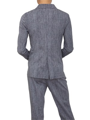 Giacca doppiopetto donna Circolo 1901 in cotone effetto denim in DONNA