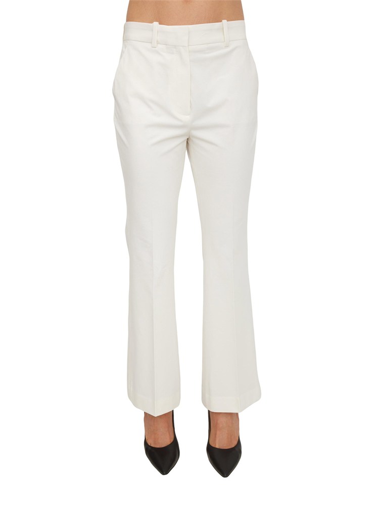 Pantalone bootcut donna Circolo 1901 in jersey bianco
