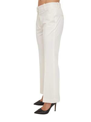 Pantalone bootcut donna Circolo 1901 in jersey bianco in DONNA