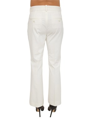 Pantalone bootcut donna Circolo 1901 in jersey bianco in DONNA