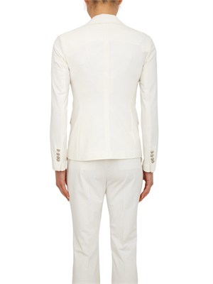 Giacca donna Circolo 1901 in light jersey stretch bianco in DONNA