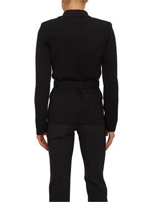 Giacca maglia Elisabetta Franchi in punto stoffa nero in DONNA