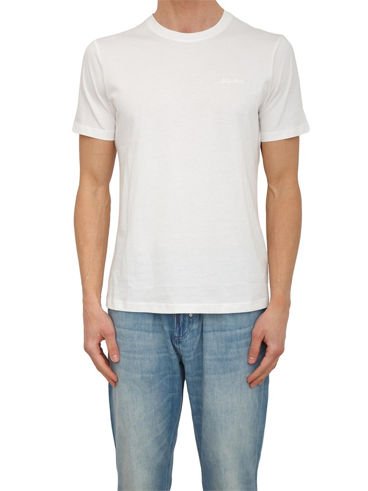 T-shirt Antony Morato in misto cotone e viscosa bianco