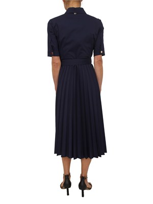 Abito midi Fracomina in misto cotone blu in DONNA