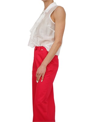 Camicia Fracomina in tencel bianco con gala in DONNA