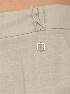 Pantaloni Fracomina in tessuto beige in DONNA