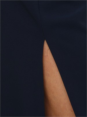 Bermuda Fracomina in tessuto elastico blu in DONNA