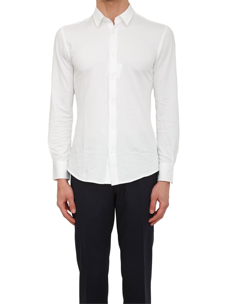 Camicia slim fit Antony Morato in cotone bianco
