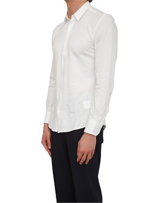 Camicia slim fit Antony Morato in cotone bianco in UOMO