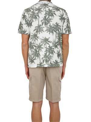 T-shirt Antony Morato in cotone bianca con stampa verde in UOMO