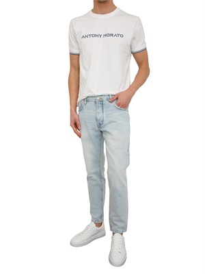 T-shirt Antony Morato in cotone bianco stampa logo in UOMO