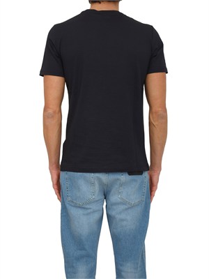T-shirt Antony Morato in cotone blu con logo in UOMO