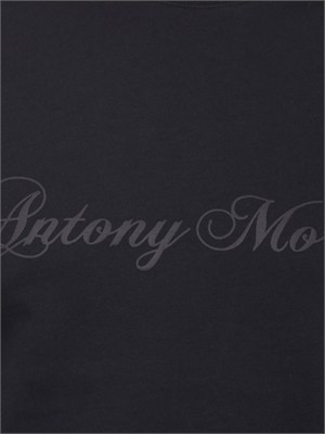 T-shirt Antony Morato in cotone blu con logo in UOMO