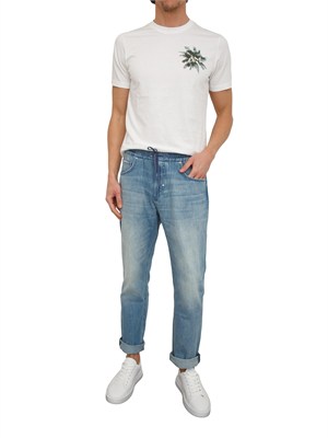 T-shirt Antony Morato in cotone bianco con logo in UOMO