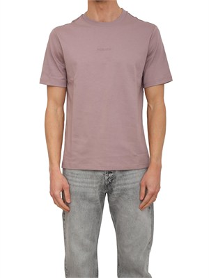 T-shirt Antony Morato in cotone rosa logo ton sur ton in UOMO