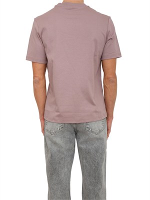 T-shirt Antony Morato in cotone rosa logo ton sur ton in UOMO