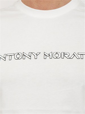 T-shirt Antony Morato in cotone bianca con logo in UOMO