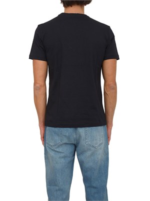 T-shirt Antony Morato in cotone blu con logo in UOMO