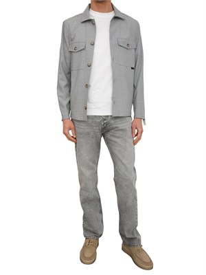 T-shirt Antony Morato in cotone bianco logo ton sur ton in UOMO