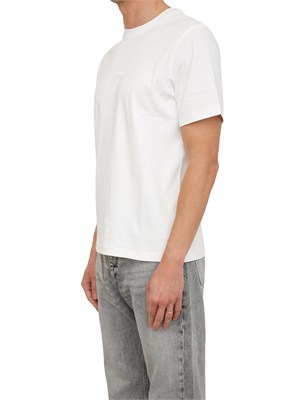 T-shirt Antony Morato in cotone bianco logo ton sur ton in UOMO