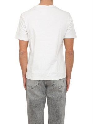 T-shirt Antony Morato in cotone bianco logo ton sur ton in UOMO
